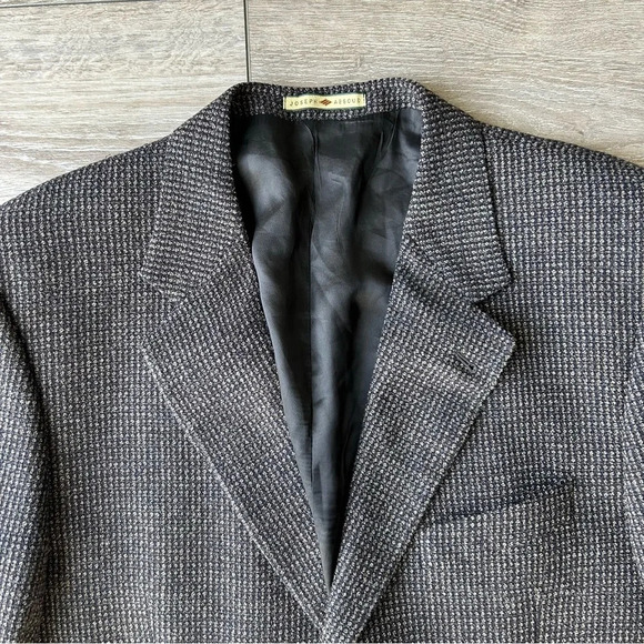 Vintage Joseph Abboud Wool Blend Twill Blazer Union Made in USA - Picture 5 of 16